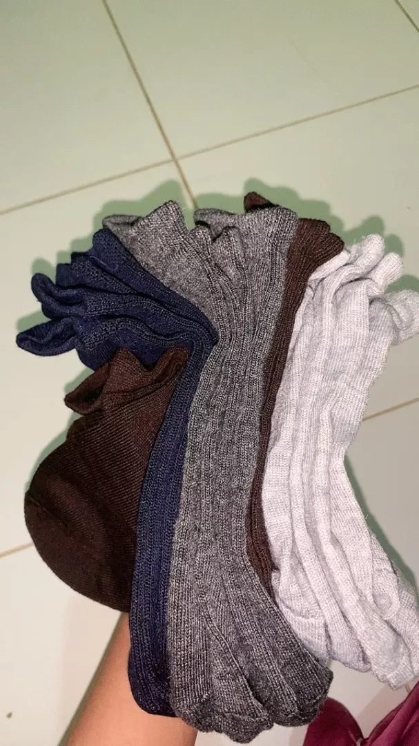 Kaos kaki Pendek Semata kaki Warna Polos Pria Wanita Dewasa - Foto ulasan pembeli