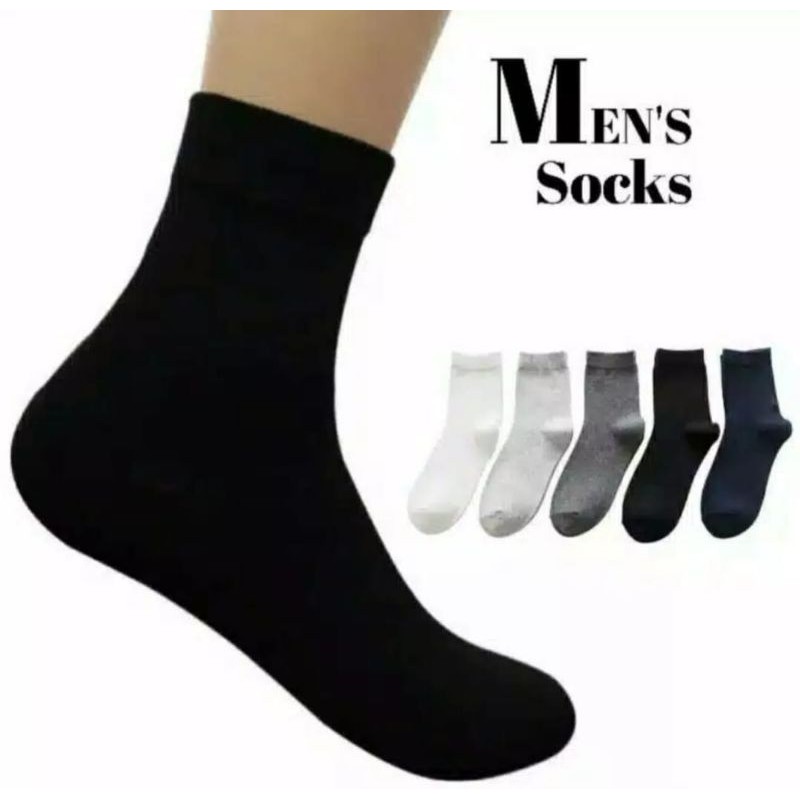 KAOS KAKI POLOS DEWASA (pria business) - foto 1 dari 10