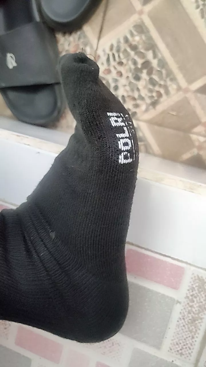 Kaos Kaki POLRI Kaos kaki TNI Kaos kaki Tebal Hitam - Foto ulasan pembeli