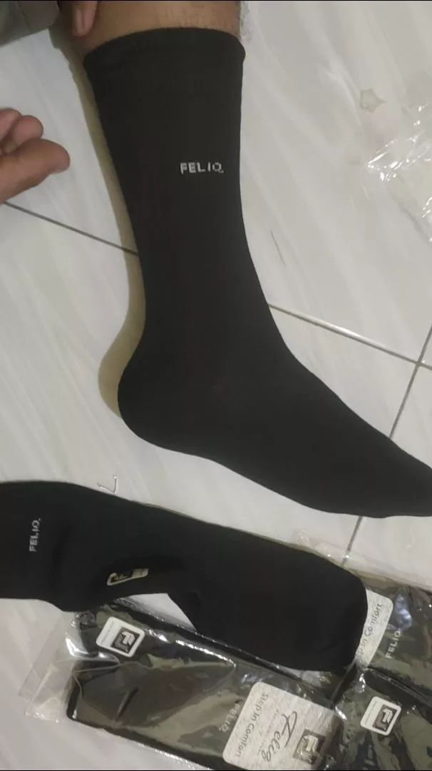 Kaos Kaki Premium Polos Adem Tebal Dewasa - Foto ulasan pembeli