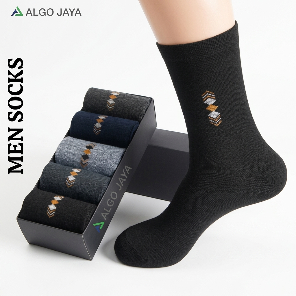Kaos kaki Pria Dewasa Panjang Motif Kantor Bahan Katun Lembut Allsize 37-43 - foto 1 dari 10