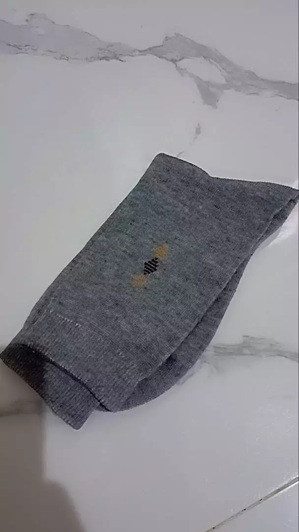Kaos kaki Pria Dewasa Panjang Motif Kantor Bahan Katun Lembut Allsize 37-43 - Foto ulasan pembeli