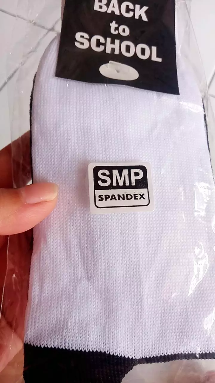 Kaos Kaki Sekolah Hitam Putih Anak SD/SMP/SMA - Foto ulasan pembeli