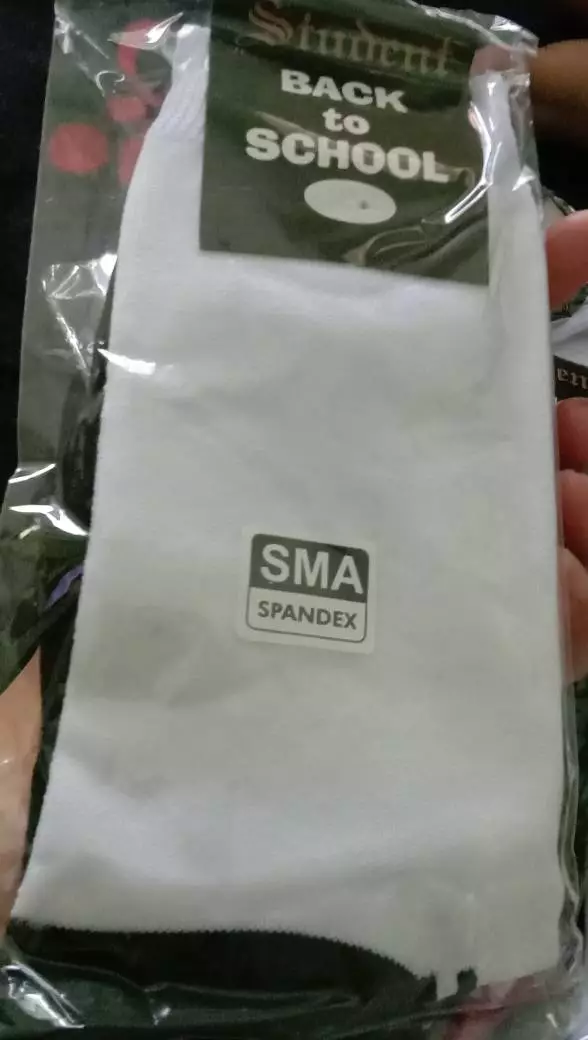 Kaos Kaki Sekolah Hitam Putih Anak SD/SMP/SMA - Foto ulasan pembeli