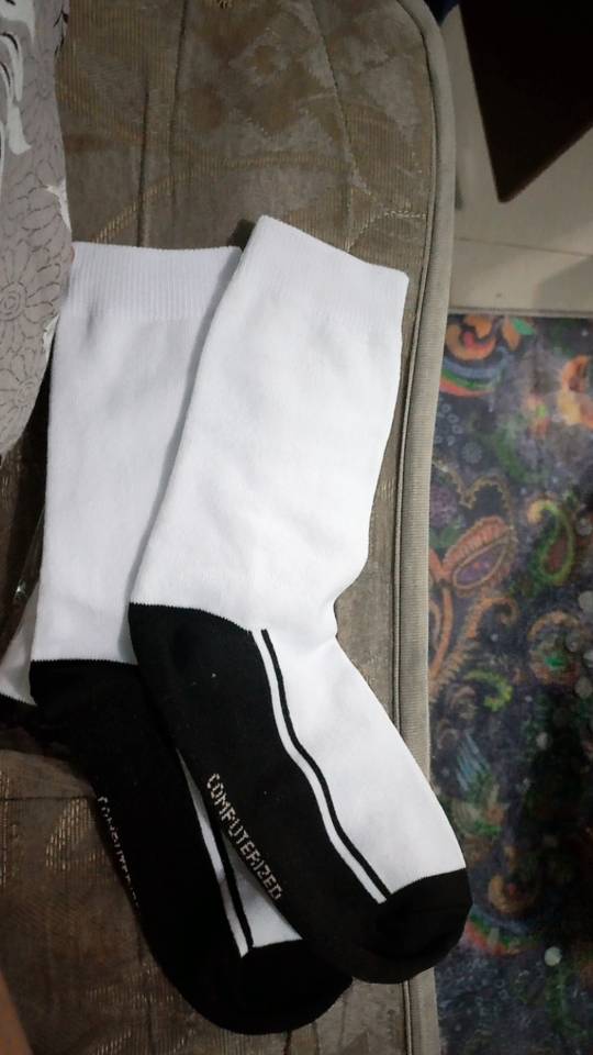 Kaos Kaki Sekolah Hitam Putih Anak SD/SMP/SMA - Foto ulasan pembeli