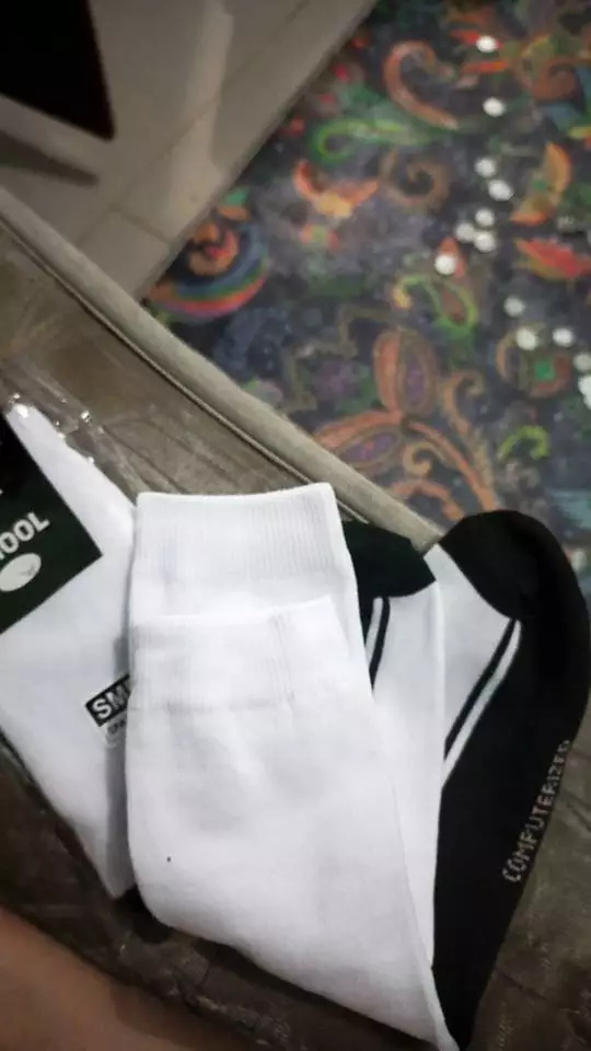 Kaos Kaki Sekolah Hitam Putih Anak SD/SMP/SMA - Foto ulasan pembeli