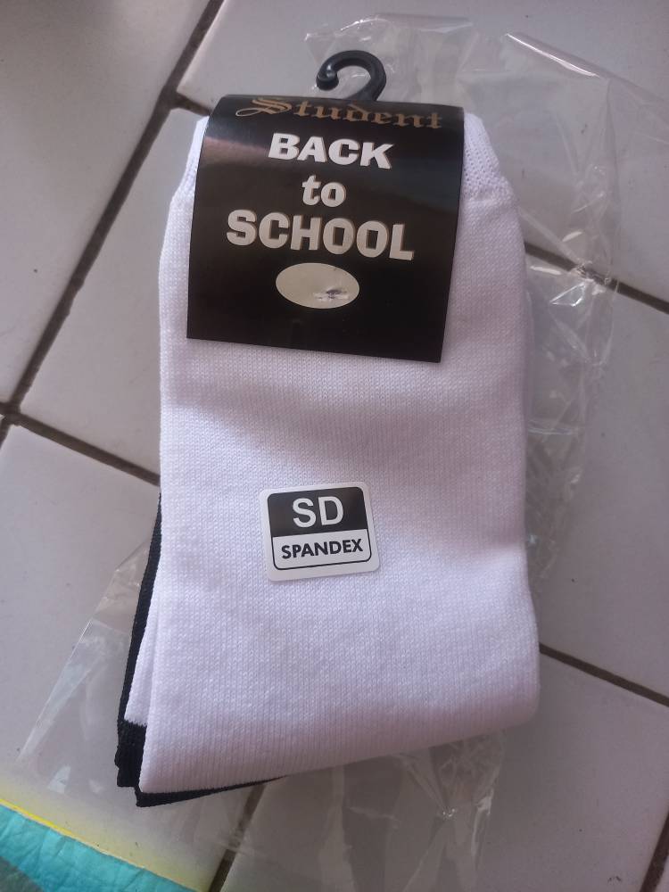 Kaos Kaki Sekolah Hitam Putih Anak SD/SMP/SMA - Foto ulasan pembeli