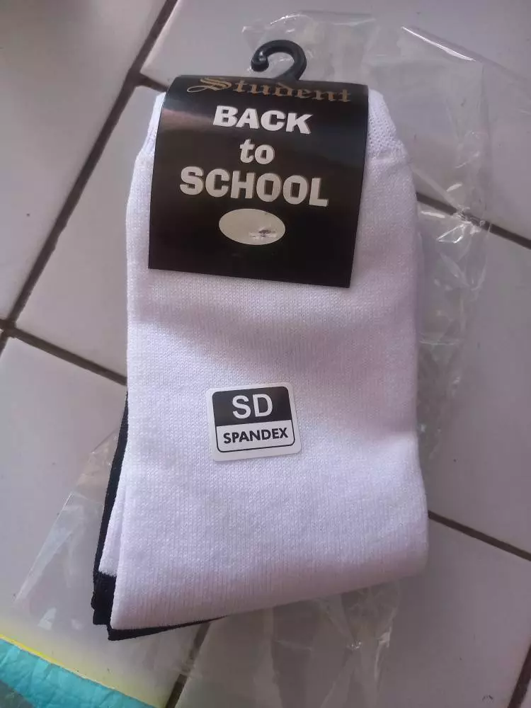 Kaos Kaki Sekolah Hitam Putih Anak SD/SMP/SMA - Foto ulasan pembeli