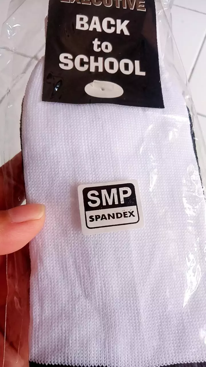 Kaos Kaki Sekolah Hitam Putih Anak SD/SMP/SMA - Foto ulasan pembeli