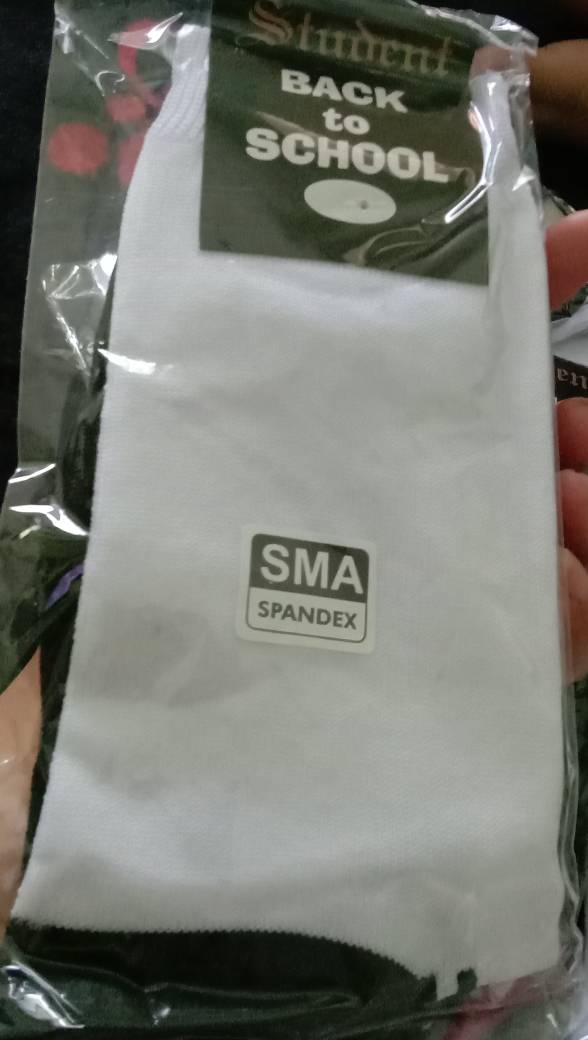 Kaos Kaki Sekolah Hitam Putih Anak SD/SMP/SMA - Foto ulasan pembeli