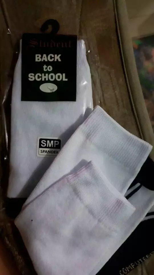 Kaos Kaki Sekolah Hitam Putih Anak SD/SMP/SMA - Foto ulasan pembeli