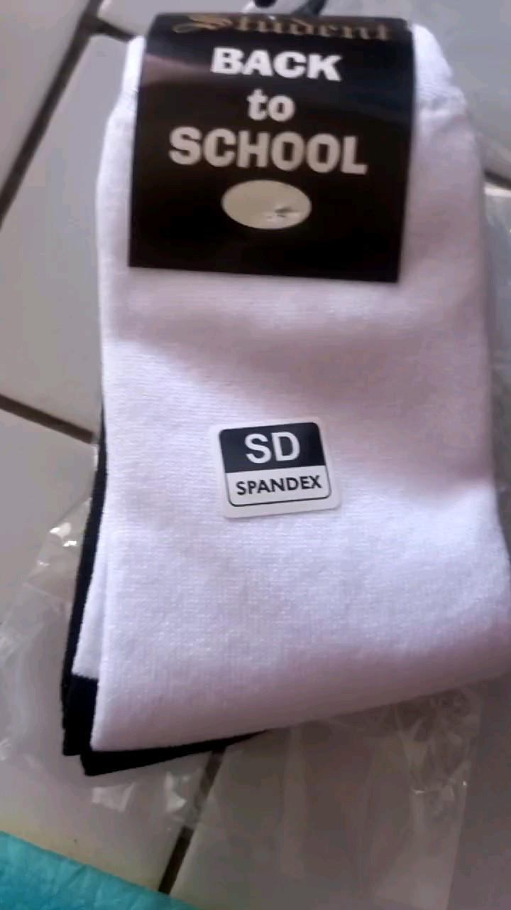 Kaos Kaki Sekolah Hitam Putih Anak SD/SMP/SMA - Foto ulasan pembeli