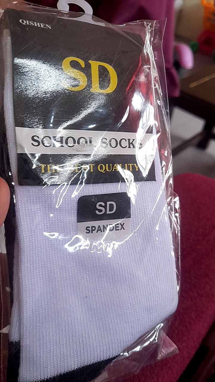 Kaos Kaki Sekolah SD SMP SMA Lembut Nyaman - Foto ulasan pembeli