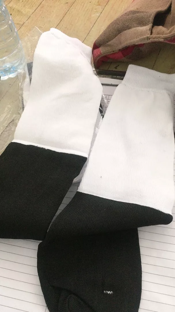 Kaos Kaki Sekolah SD SMP SMA Lembut Nyaman - Foto ulasan pembeli