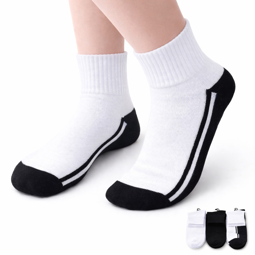 Kaos Kaki Sekolah Pendek Bahan Lembut Nyaman - foto 1 dari 10