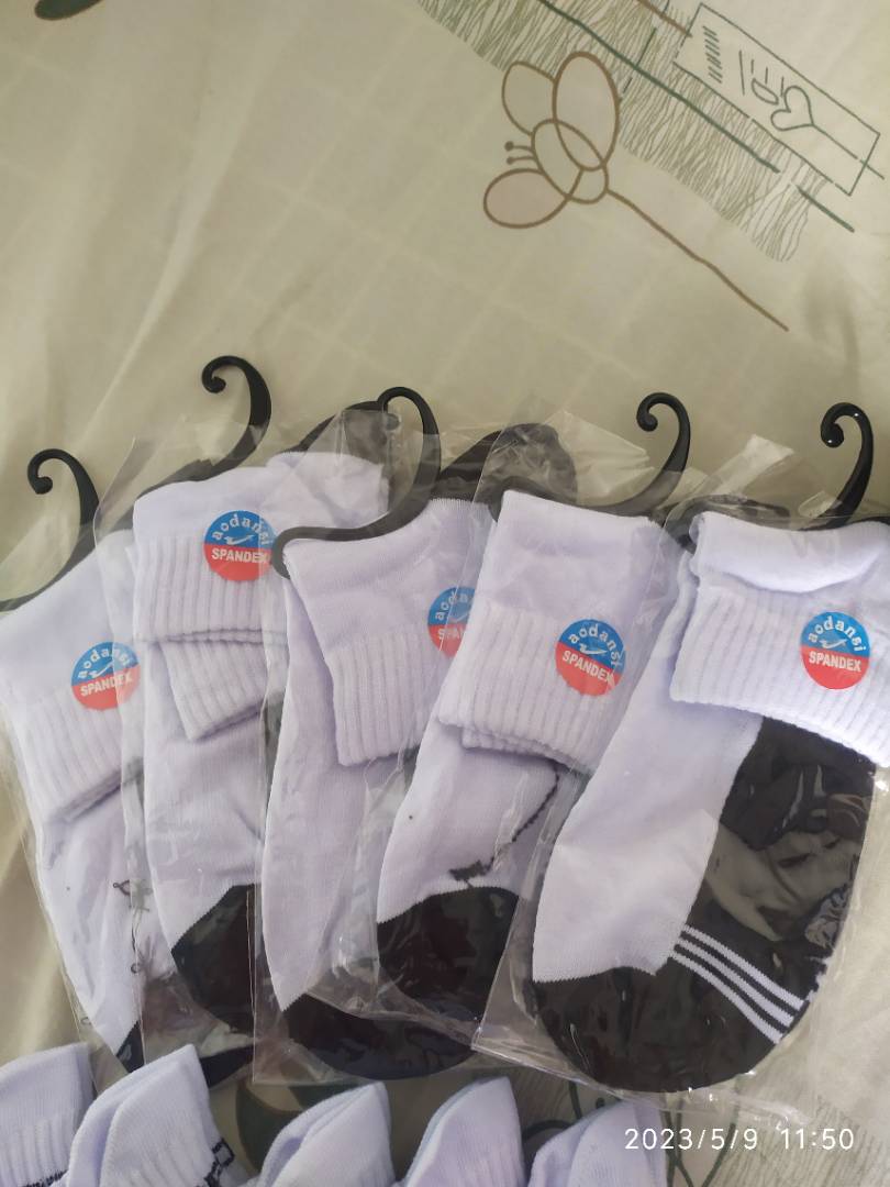 Kaos Kaki Sekolah Pendek Bahan Lembut Nyaman - Foto ulasan pembeli