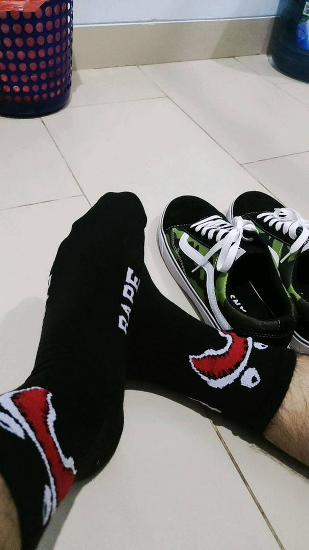 Kaos Kaki Skate Oldschool Unisex Cotton Tebal - Foto ulasan pembeli