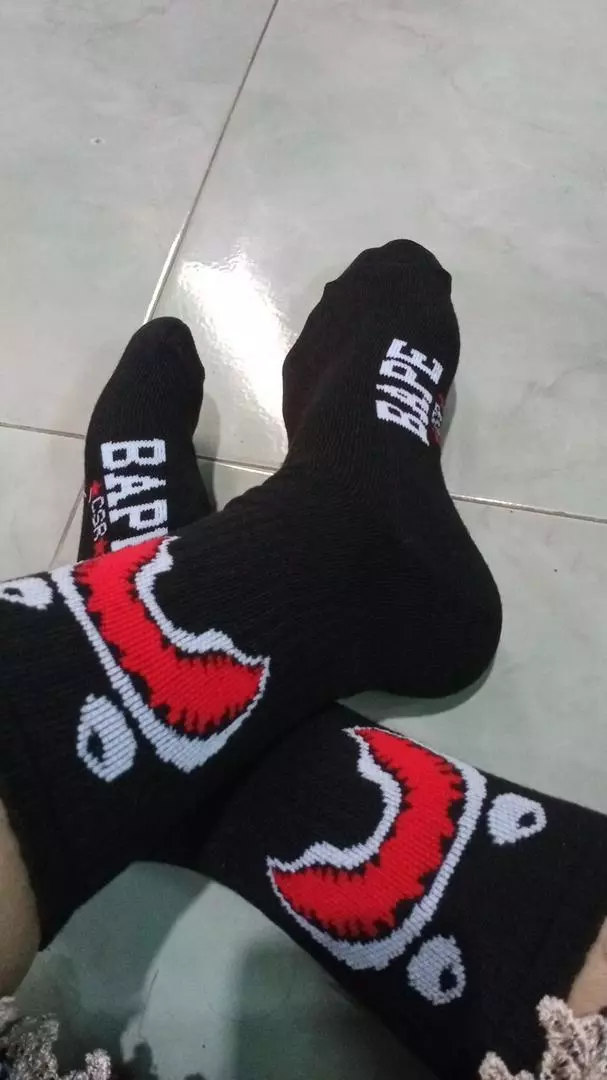 Kaos Kaki Skate Oldschool Unisex Cotton Tebal - Foto ulasan pembeli