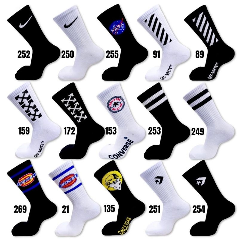 kaos kaki skate oldschool / Kaos kaki kekinian - foto 1 dari 10