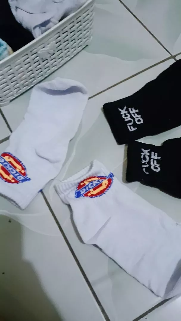 Kaos Kaki Sport Pendek Motif Oldschool Pria Anti Bau - Buyer review photo