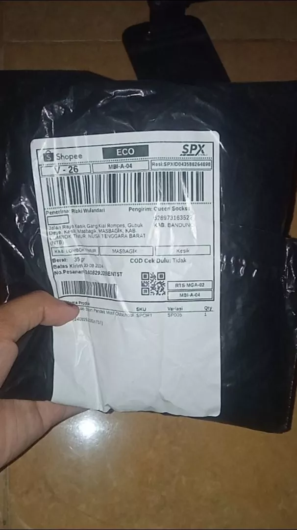 Kaos Kaki Sport Pendek Motif Oldschool Pria Anti Bau - Buyer review photo