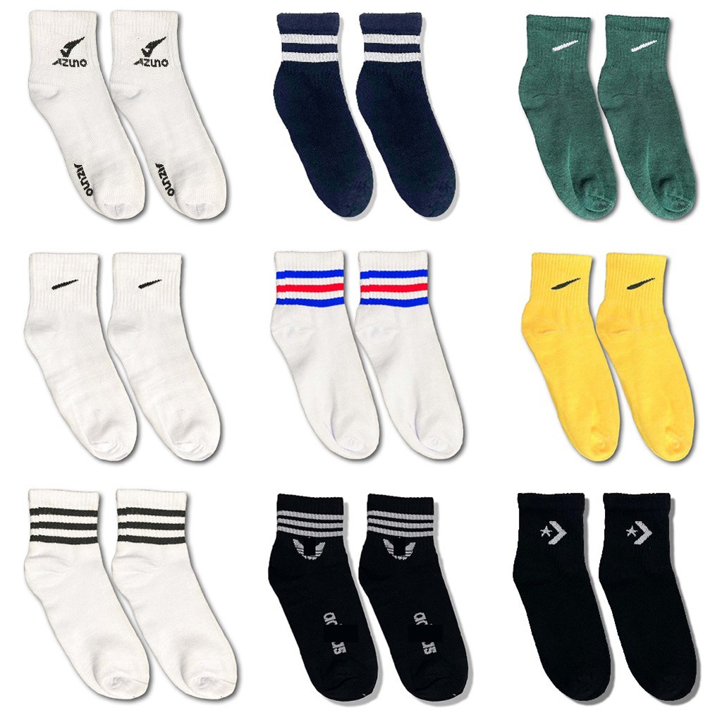 Kaos Kaki Sport Pendek Pria Wanita Anti Bau - foto 1 dari 10