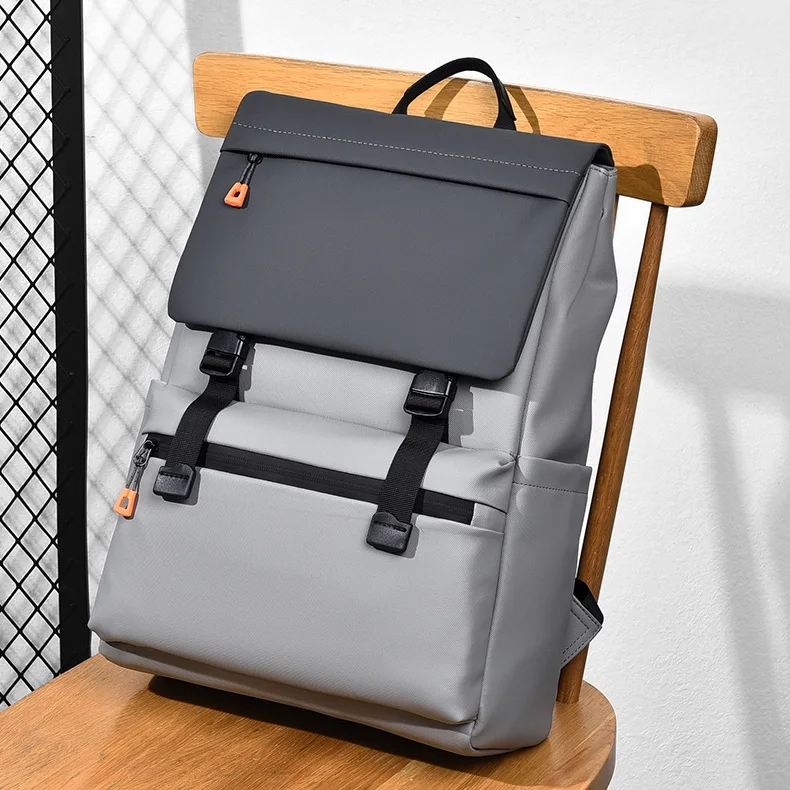 KB_Tas Ransel Laptop Kerja Sekolah Pria Anti Air Bahan Longcham Premium Stylish Fashionable - foto 10 dari 10, sisuharyono