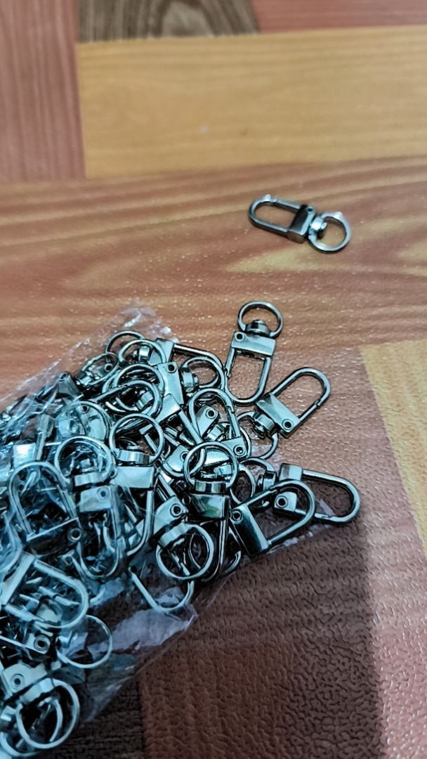 Kew-Kew Mini Hook 10mm Silver Gold Charm - foto 10 dari 10, rheni_110792