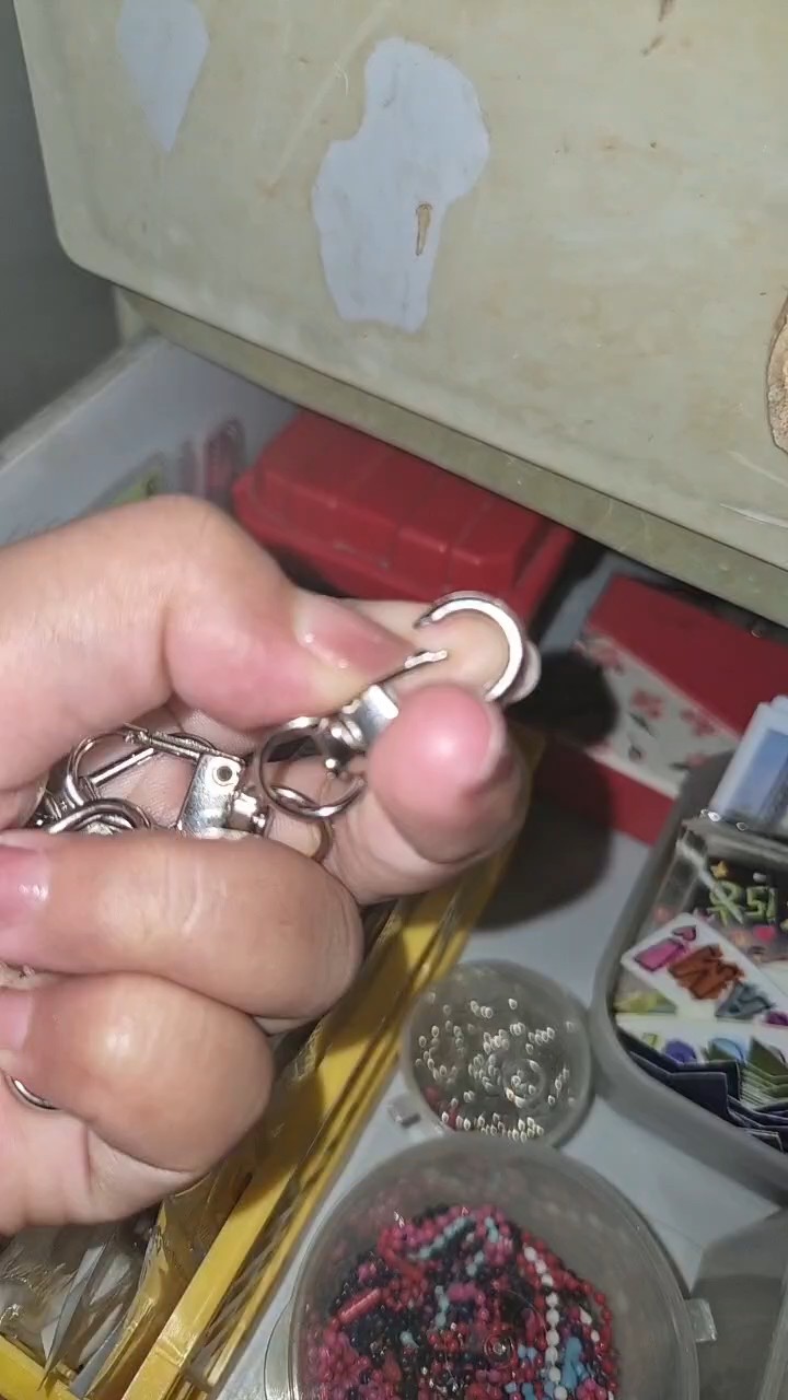 Kew-Kew Mini Hook 10mm Silver Gold Charm - Foto ulasan pembeli