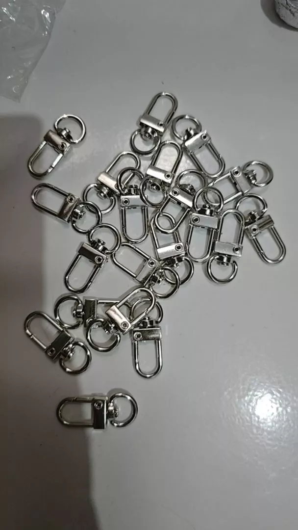Kew-Kew Mini Hook 10mm Silver Gold Charm - Foto ulasan pembeli