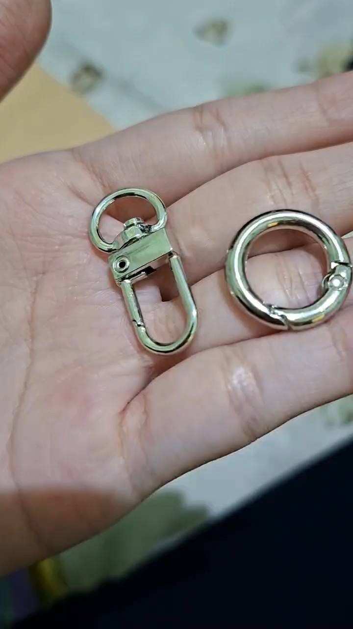 Kew-Kew Mini Hook 10mm Silver Gold Charm - Foto ulasan pembeli