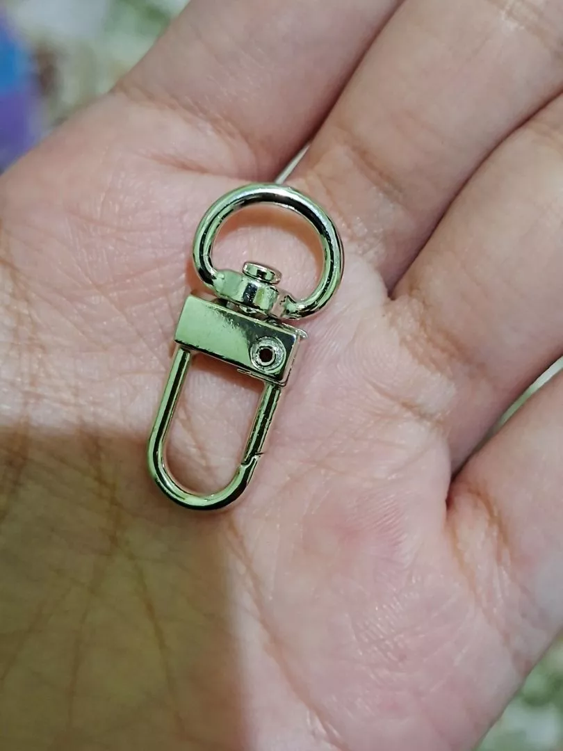 Kew-Kew Mini Hook 10mm Silver Gold Charm - Foto ulasan pembeli
