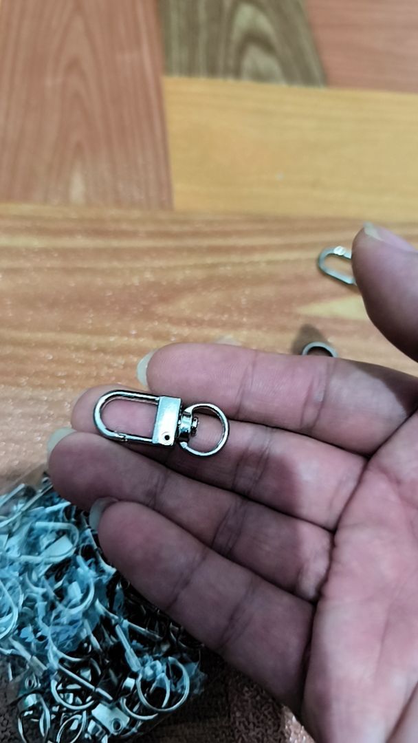 Kew-Kew Mini Hook 10mm Silver Gold Charm - Foto ulasan pembeli