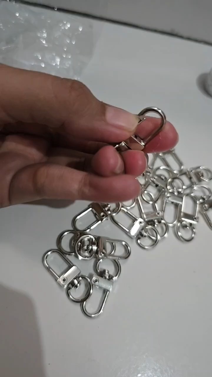 Kew-Kew Mini Hook 10mm Silver Gold Charm - Foto ulasan pembeli