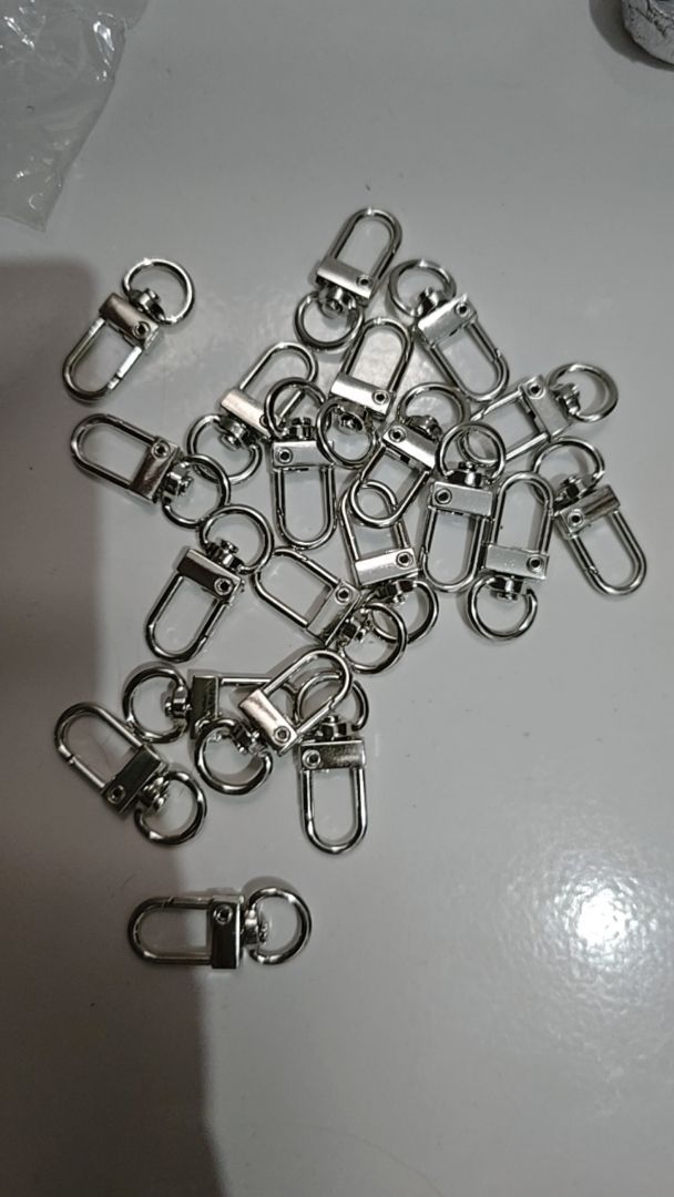 Kew-Kew Mini Hook 10mm Silver Gold Charm - Foto ulasan pembeli