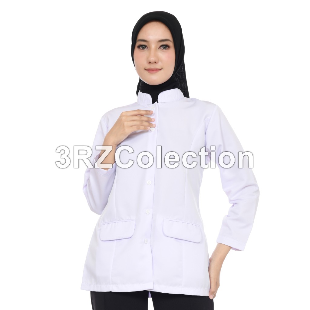 Kemeja Kerja Wanita PNS Lembut Adem Lengan Panjang Pendek