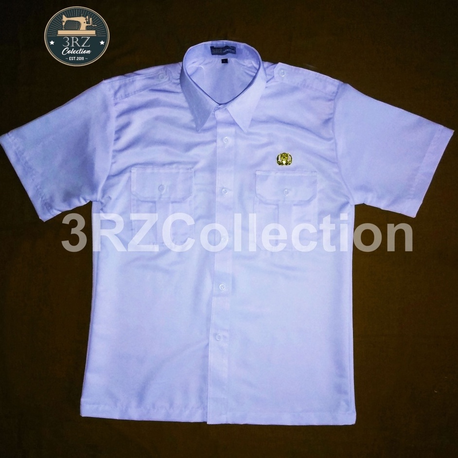 Kemeja Putih PNS Pria Baju Dinas Formal Adem - foto 1 dari 10