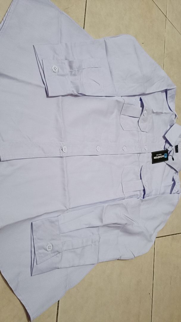 Kemeja PDL Wanita Seragam Kerja Hitam Putih Biru - foto 2 dari 10, 52xgbfguu2
