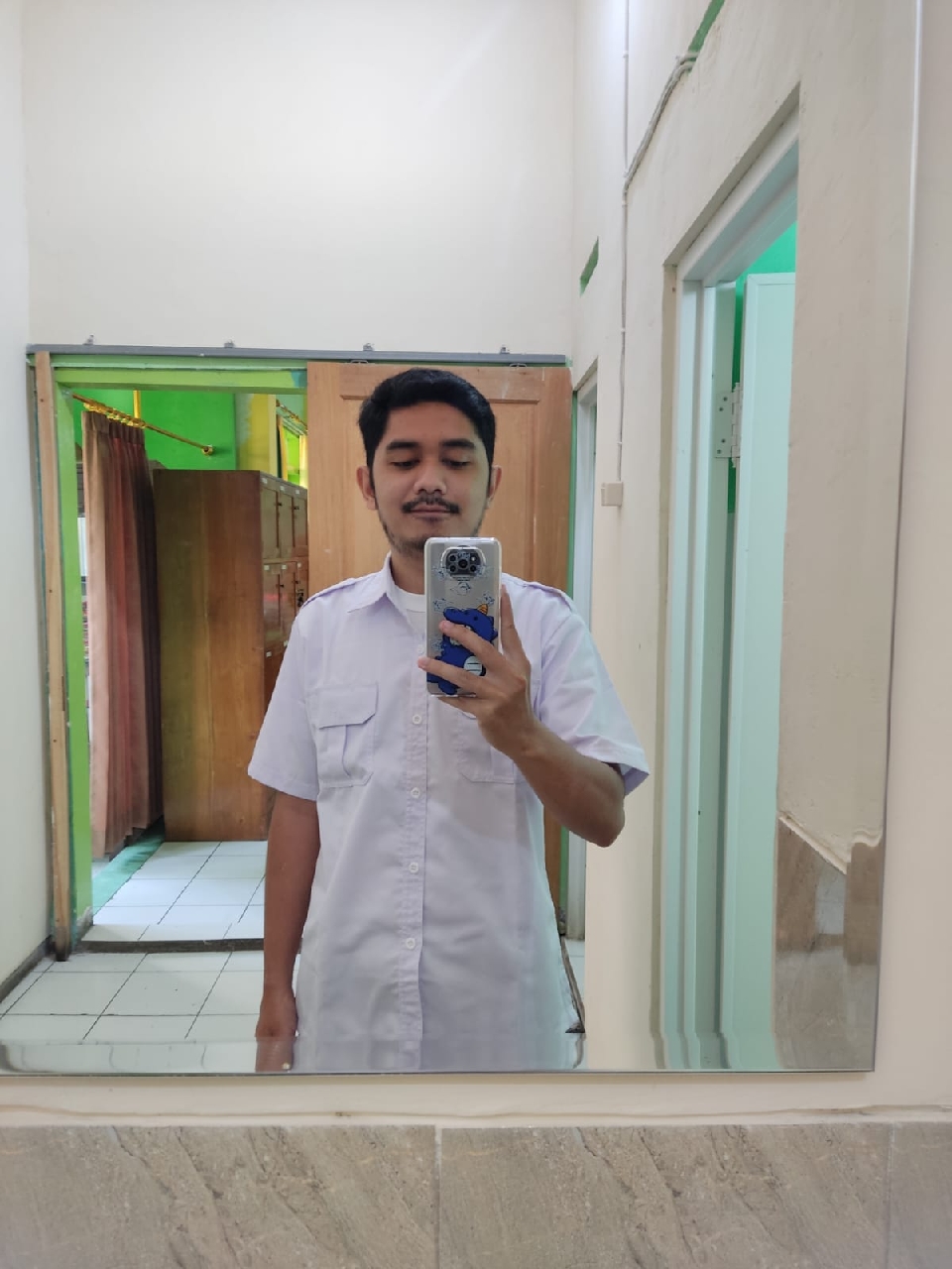 Foto ulasan pembeli lanamayka, varian Putih Dril Pdk,L
