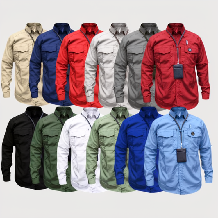 Kemeja Tactical Pria dan Wanita Lengan Panjang Premium - Baju Seragam Kerja PDL PDH M-TAC Series - foto 6 dari 10, m.rifqiiidriyansahrifqii