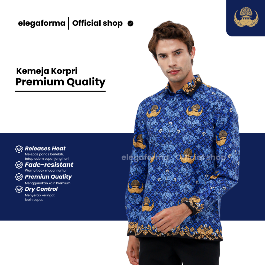 Kemeja Wanita Pria Batik Korpri Terbaru 2026 Seragam ASN PNS - foto 8 dari 10, hendri.s.cahyono