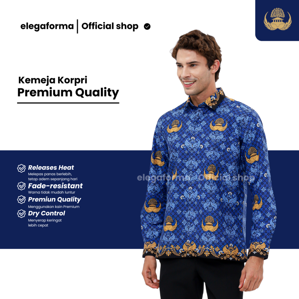 Kemeja Wanita Pria Batik Korpri Terbaru 2026 Seragam ASN PNS - foto 10 dari 10, hendri.s.cahyono