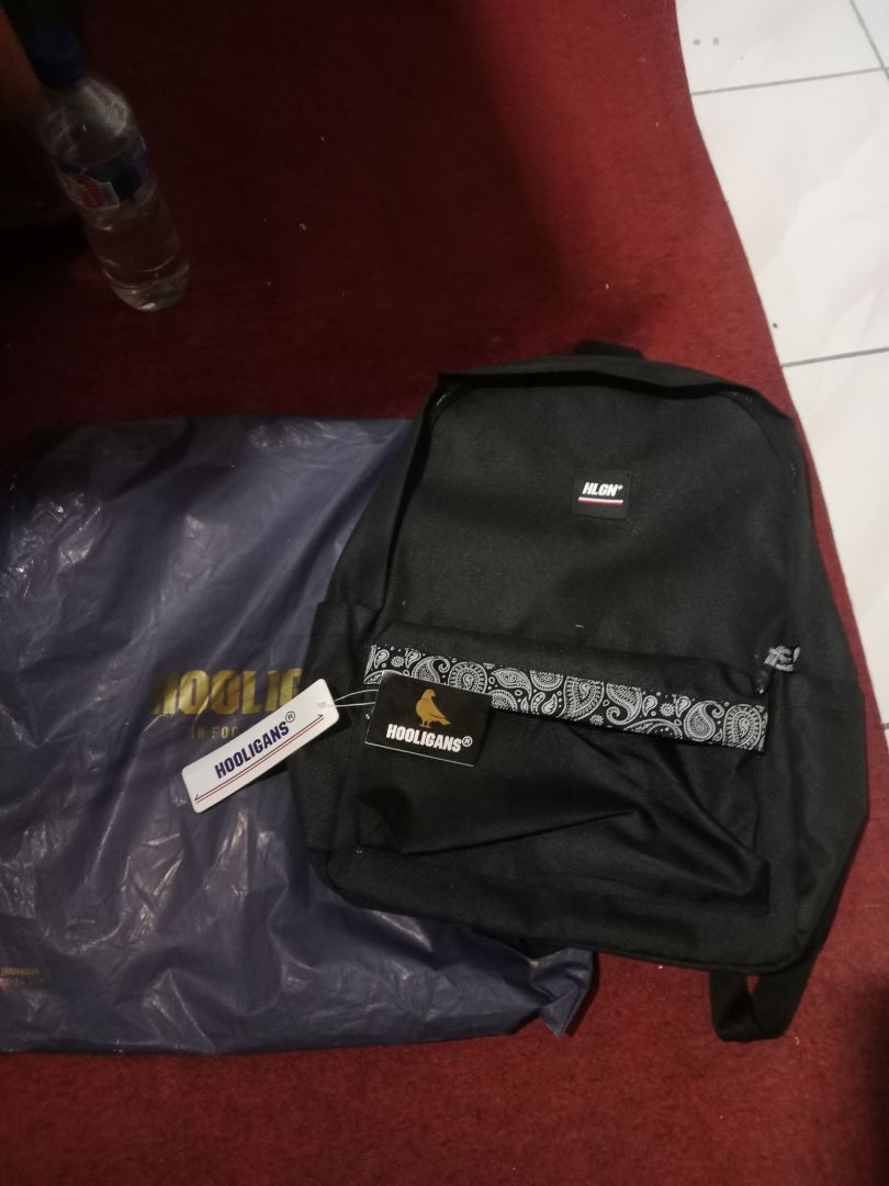 HOOLIGANS Bag Gullit Tape Paisley Black - foto 4 dari 10, nazrilvictori447