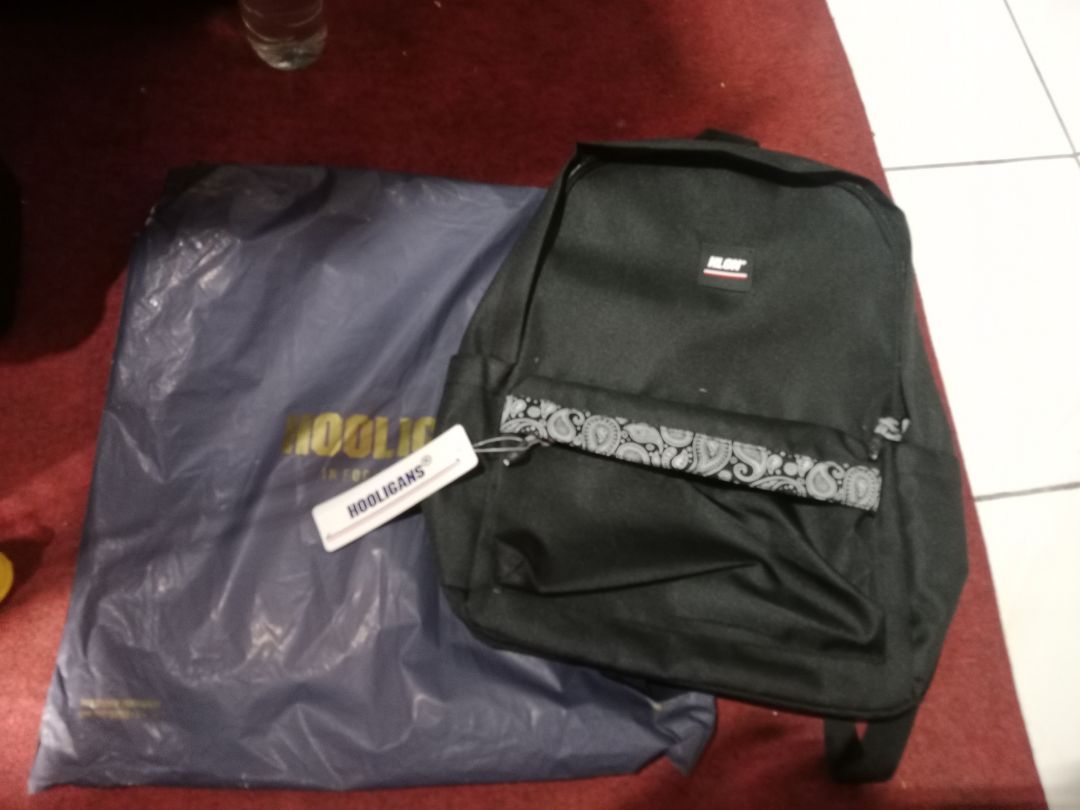 HOOLIGANS Bag Gullit Tape Paisley Black - foto 5 dari 10, nazrilvictori447