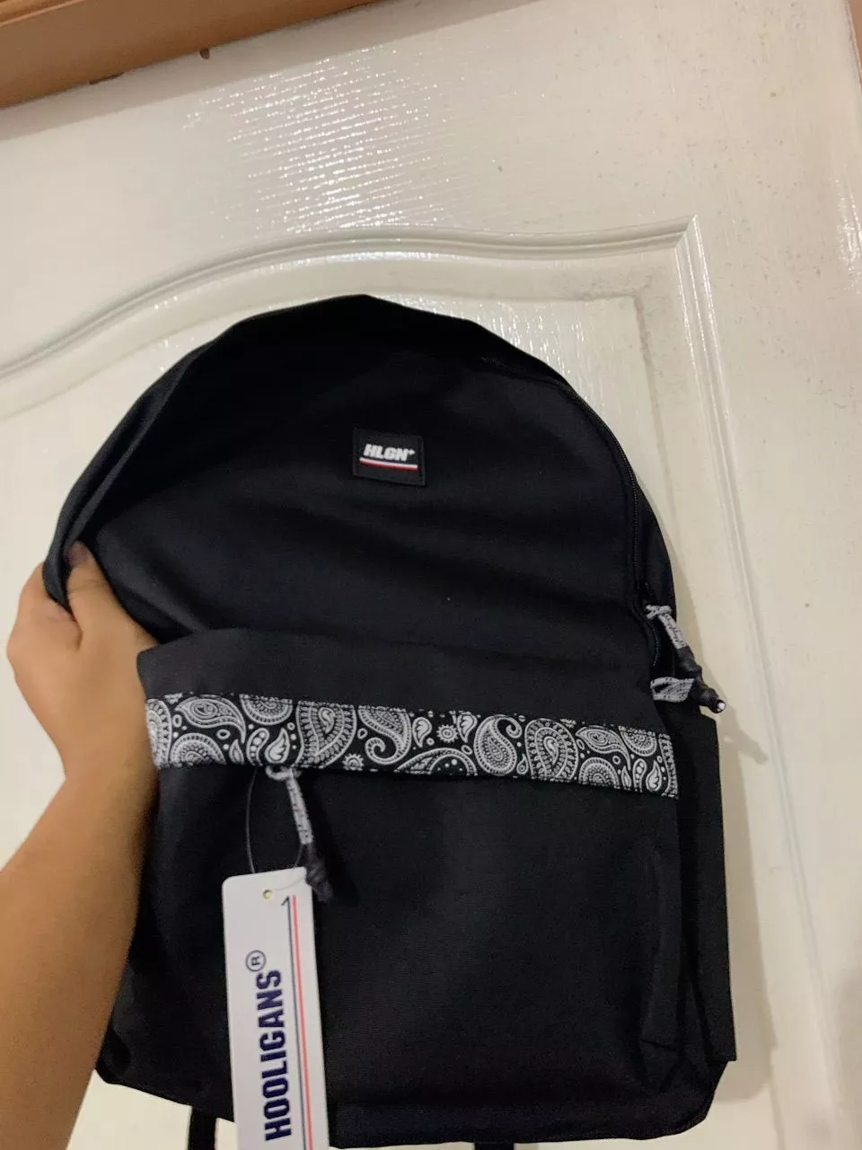 HOOLIGANS Bag Gullit Tape Paisley Black - Foto ulasan pembeli