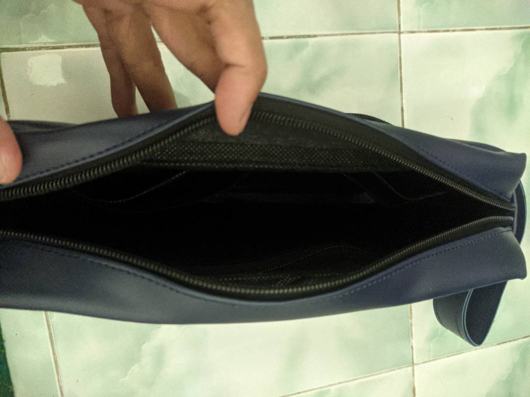 Handbag Pria Wanita Unisex Kulit Sintetis Elegan - foto 8 dari 10, nickylohil684