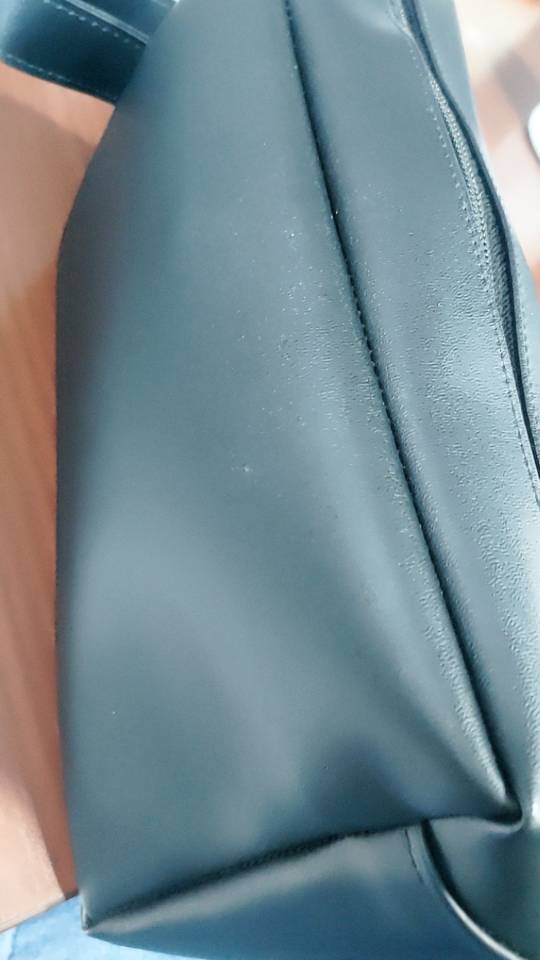 Handbag Pria Wanita Unisex Kulit Sintetis Elegan - Foto ulasan pembeli