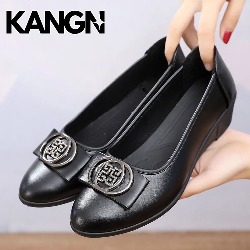 Harga Terbaik Sepatu Ibu Kulit Sapi Sol Bantal - foto 1 dari 10