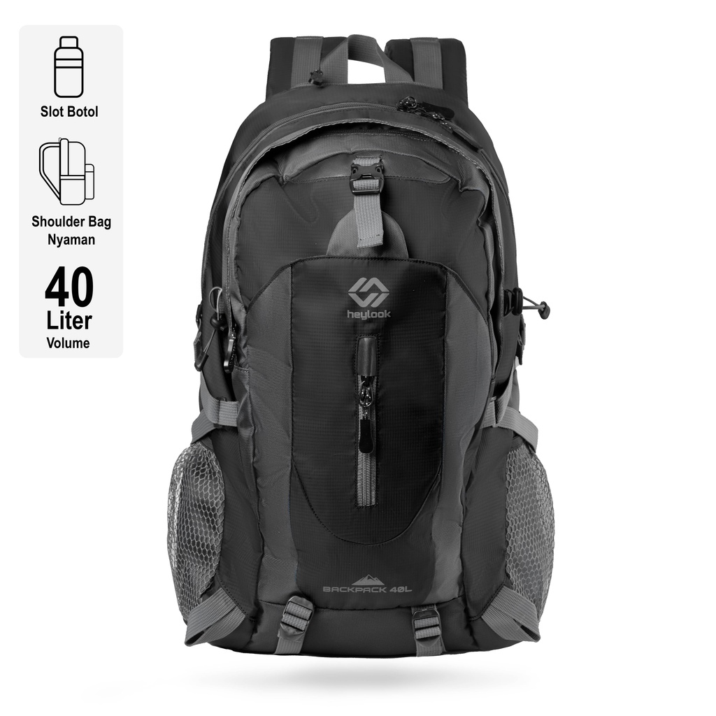 Heylook Borneo Backpack 40L Travel Hiking - foto 8 dari 10, HEYLOOK Official Shop