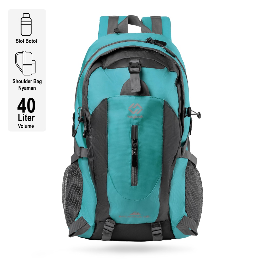 Heylook Borneo Backpack 40L Travel Hiking - foto 9 dari 10, HEYLOOK Official Shop